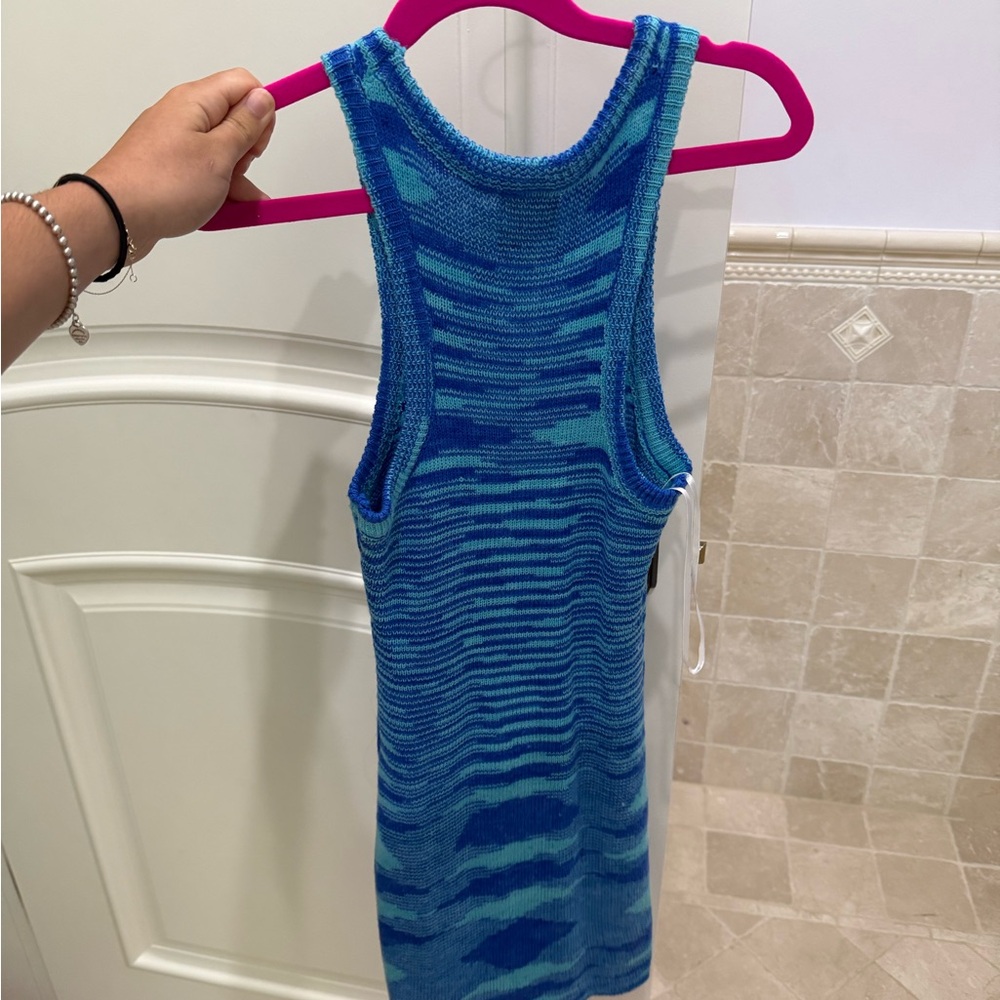 Blue princess polly mini dress